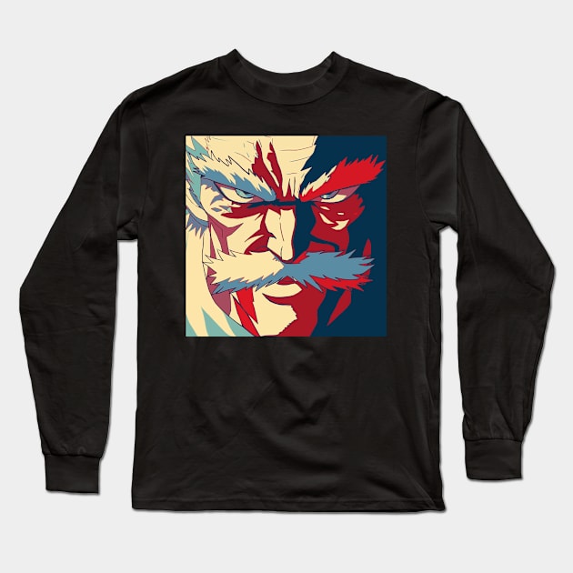 silver fang Long Sleeve T-Shirt by DinoZard